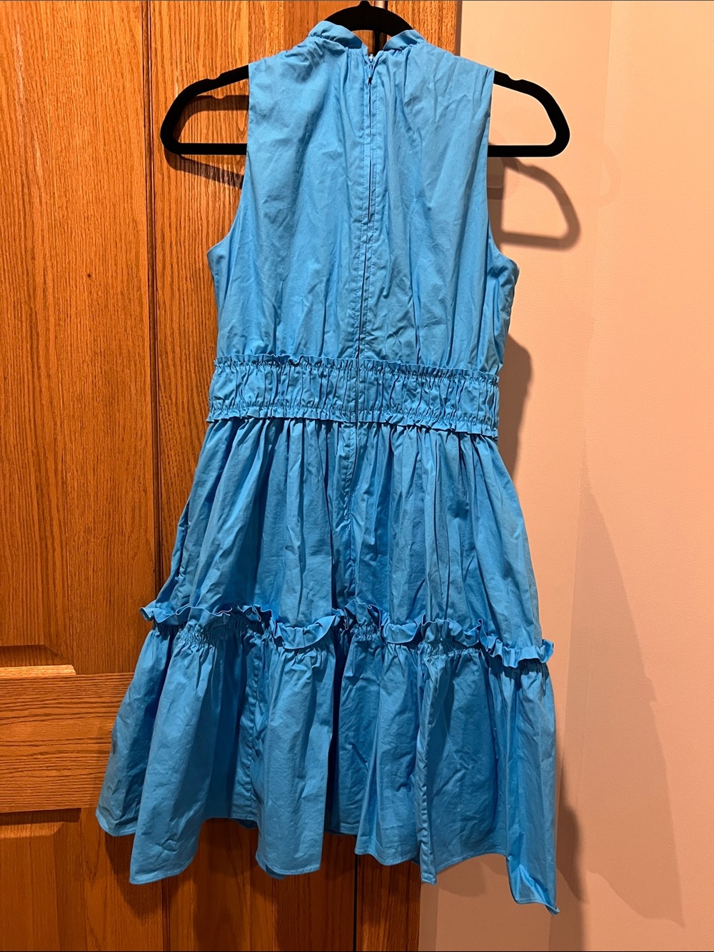 Lilly Pulitzer Elina Stretch Cotton Dress in Cumulus Blue - Picture 4 of 5